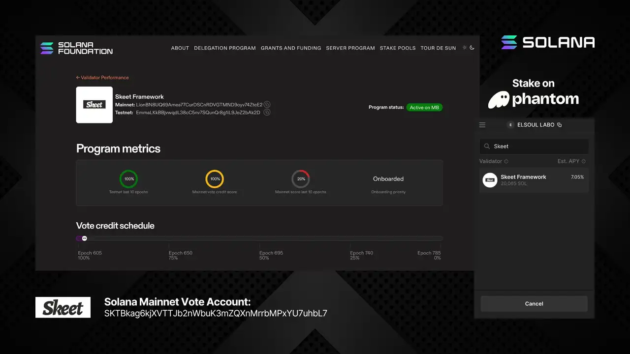 Skeet Solana Mainnet Validator