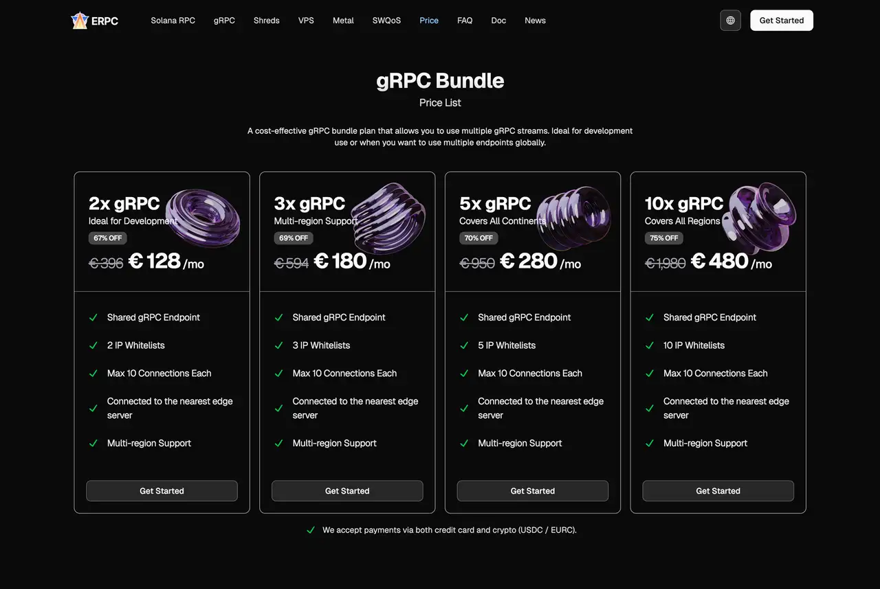 gRPC Bundle Pricing