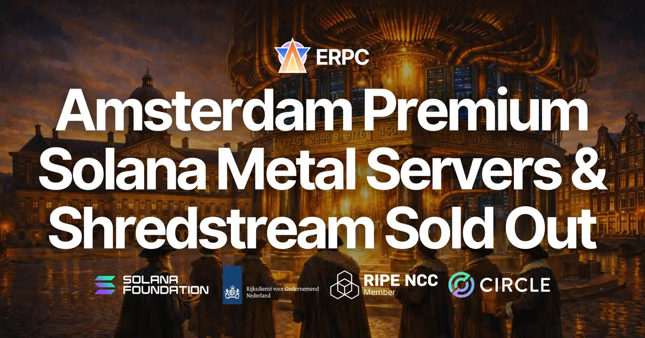 ERPC Amsterdam Premium Dedicated Metal (All Configurations) and Dedicated Shredstream Now Sold Out — Waitlist Open