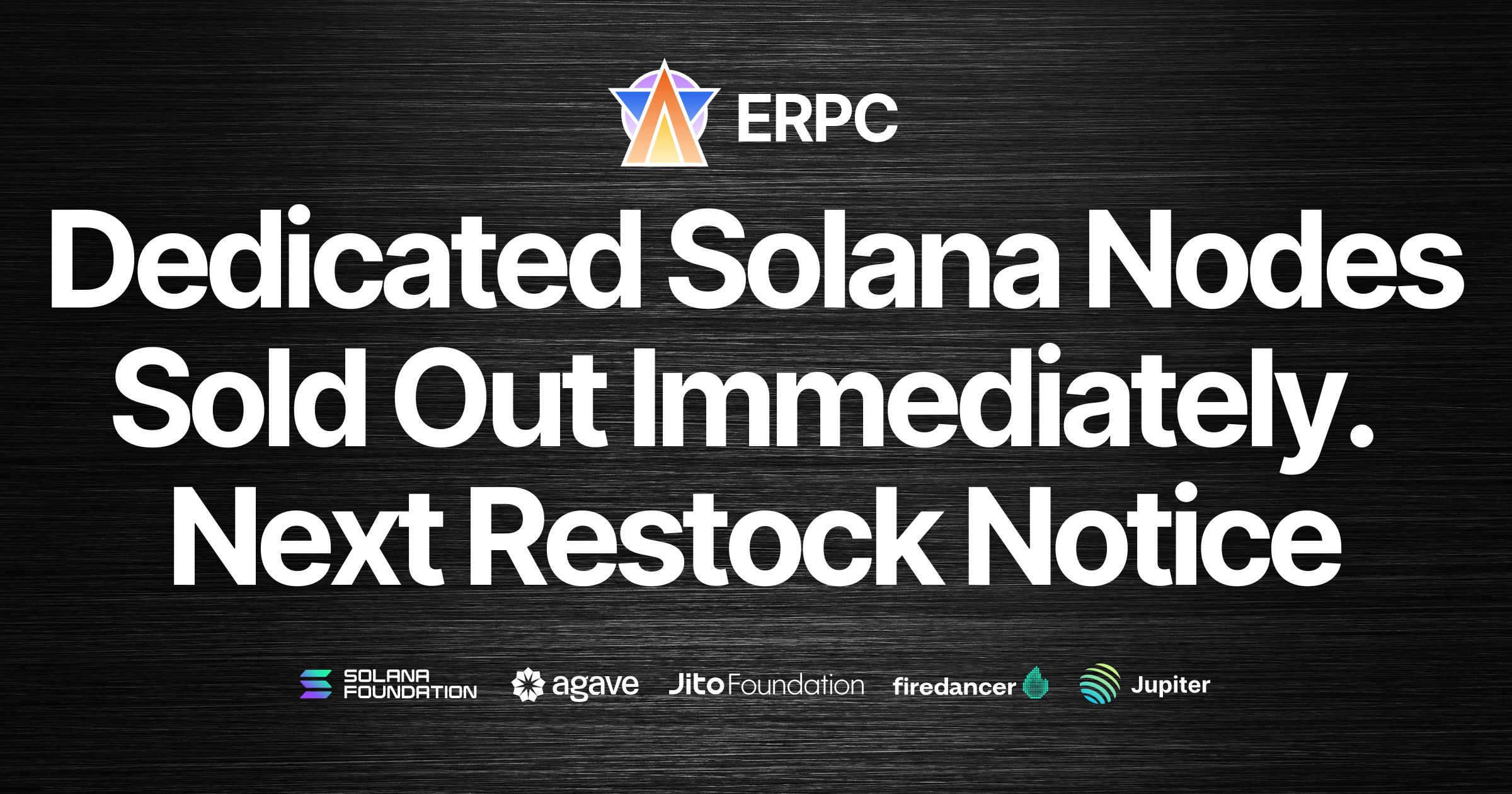 All Dedicated Solana Nodes Sold Out Immediately Following New Locations and Major Infrastructure Expansion — Next Restock Notice