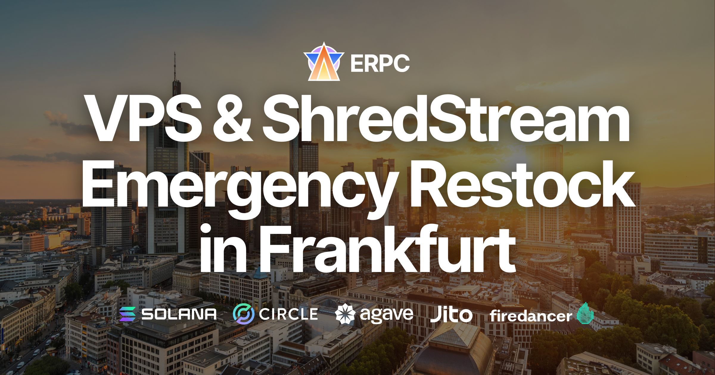 Emergency Restock of Frequently Sold-Out Solana EPYC VPS & Dedicated ShredStream in Frankfurt